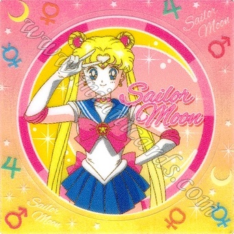 Sailor Moon Bandai Sweet Moon Sucre Caractére Seals Sailor Moon Bandai Sweet Moon Sucre Caractére Seals